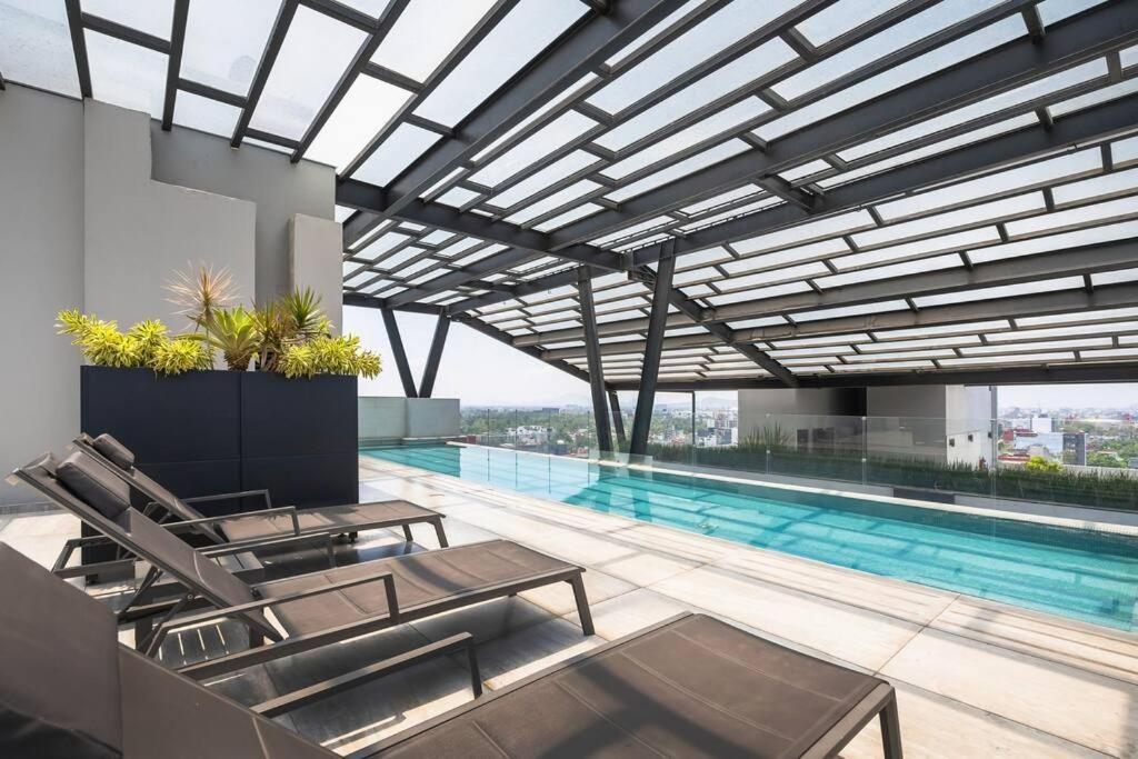 Lovely 3-bedrooms With Pool In La Roma Norte Apartment *